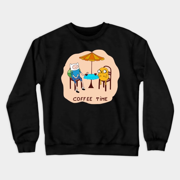 Finn and Jake Crewneck Sweatshirt by soondoock